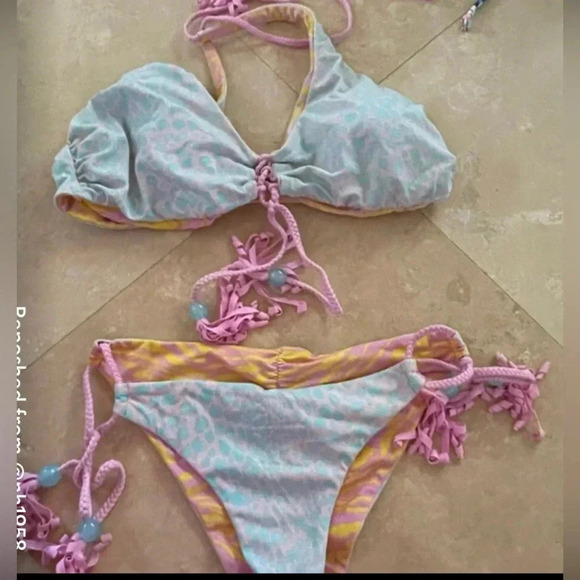 Victoria's Secret Other - Vintage Two-piece Victoria’s Secret Reversible Bikini.